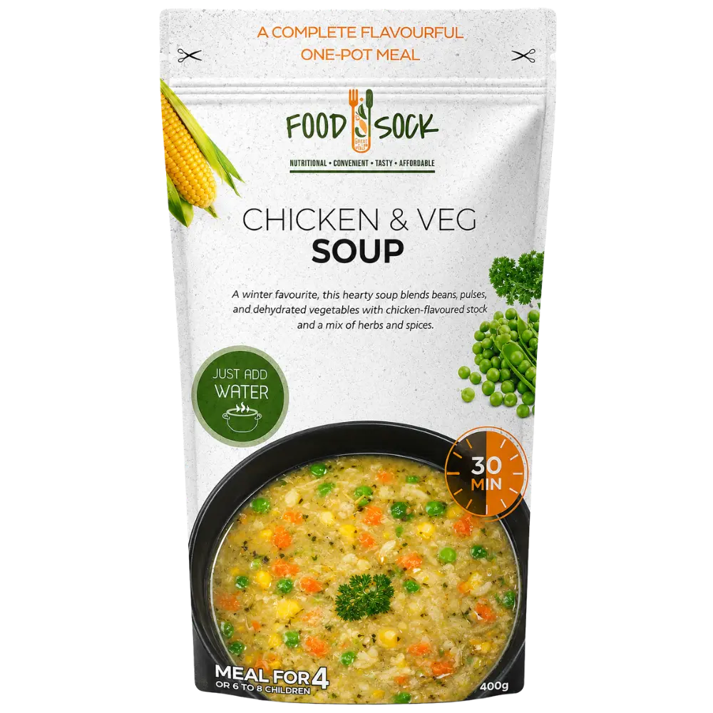 Food Socks Chicken & Veg Soup Flavor