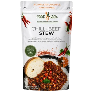 Food Sock Chilli Beef Stew One-Pot Meal for 4 - 430g